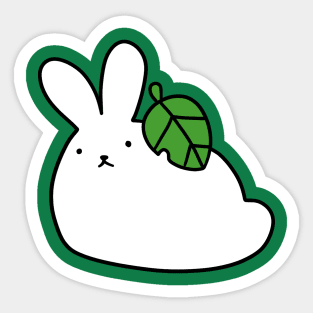 Leaf Bunny Sticker